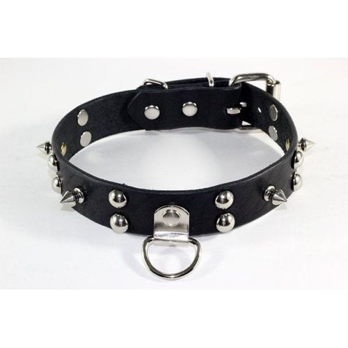 Colliers À Rivets Ronds En D, En Cuir Clair, Fait À La Main, Punk Ras Du Cou Rock, Punk Goth, Harajuku, Tendance, Livraison Gratuite