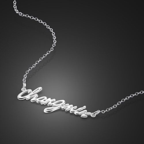 Collier En Argent Sterling 925, Pendentif Lettre Pour Filles, Collier Alphabet, Breloques, Bijoux Cadeau De Noël, Nouvelle Mode