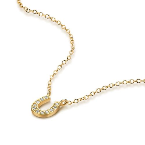 Collier Ras Du Cou En Forme De U, Lettre Coréenne, Or Rose, Simple, En Argent Sterling 100%, Bijoux Cadeau Pour Femmes/Filles, 925