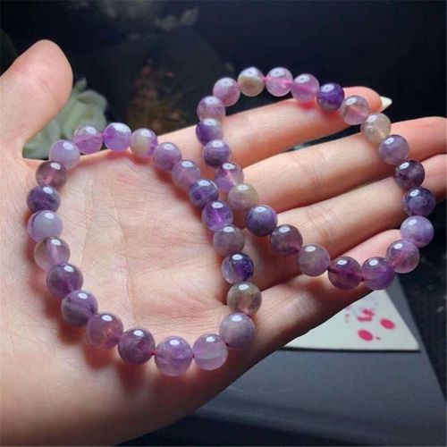 Bracelet En Quartz Rutilé Violet Naturel De 8mm Pour Femme Et Homme, Perles En Cristal, Brins De Bijoux En Pierres Précieuses Aaaaa