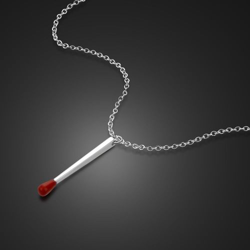 Pendentif Rouge Assorti Et Collier 100% En Argent Sterling 925 Pour Femmes, Jolie Fille, Bijoux En Argent Massif, Cadeau D'anniversaire, Nouvelle Mode
