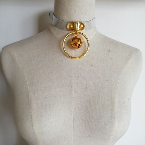 Collier Ras Du Cou En Cuir Punk Sexy, Nouvelle Mode, Cloche Rond À Rivets, Harajuku Goth Torque Rock Fait À La Main