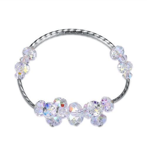 Bracelet En Argent Sterling 925 Pour Femmes, Bijoux Éblouissants À Breloques En Cristal Autrichien, Bijoux De Fête Fins, Nouvelle Collection