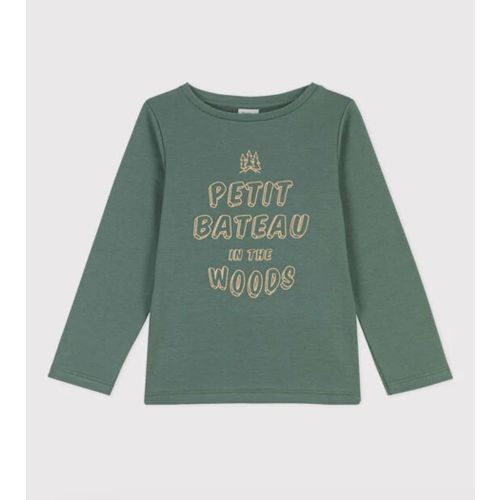 Tee-Shirt Manches Longues En Coton Enfant Garçon (Petit Bateau)