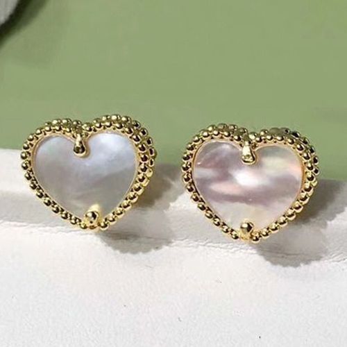 Boucles D'oreilles Papillon Pour Femmes, Bijoux De Marque À La Mode, Marron, Blanc, Rouge, Nacre, Couleur Or, Boucles D'oreilles De Fête