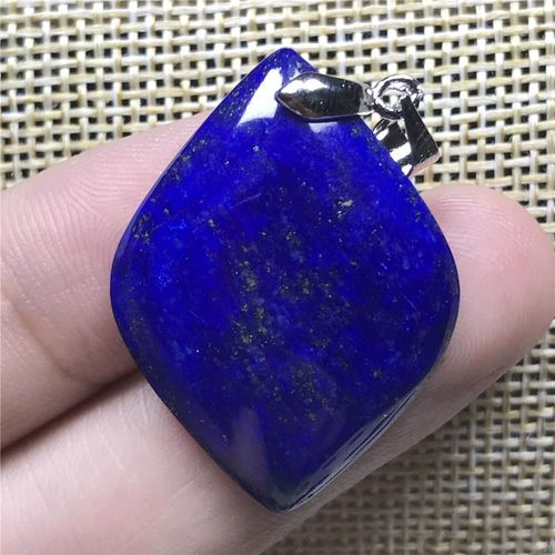 Pendentif En Lapis Lazuli Royal Naturel Pour Homme Et Femme, Bijoux En Cristal Argent, Pierre D'oeil De Cheval, Perles De 31x23x5mm, Cadeau D'amour De Guérison, Aaaaa