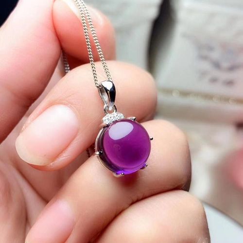 Bijoux Boutique En Argent Sterling 925 Incrusté D'améthyste, Collier Tendance, Pendentif Luxueux Pour Femmes
