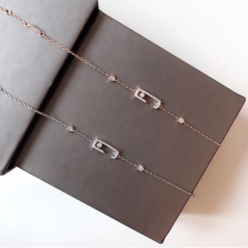 Bijoux De Marque En Argent Sterling 925 Pur Pour Femmes, Chaîne Fine, Bracelet Pratique De Mariage, Bracelet En Pierre Coulissante, Or Rose