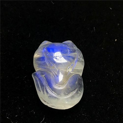 Pendentif En Pierre De Lune Naturelle, Bijoux Pour Femmes, Collier En Argent Et Cristal Clair Bleu, 16x11x6mm, Perles, Aaaaa