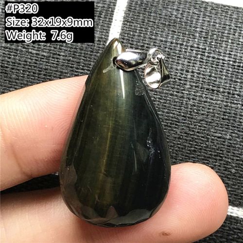 Pierre Naturelle Pietersite Pour Homme Et Femme, Pendentif En Pierre Précieuse, Pierre Précieuse, Pierre Précieuse, Pierre Précieuse, Pierre Précieuse, Pierre Précieuse, Pierre Précieuse De Guérison, Porte Bonheur, En Argent, Jaune, Aaaaa