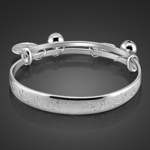 Bijoux Vintage Chinois En Argent Massif 100% Pour Enfants, Joli Bracelet De Cheville, Cadeau D'anniversaire Pour Bébé, 925