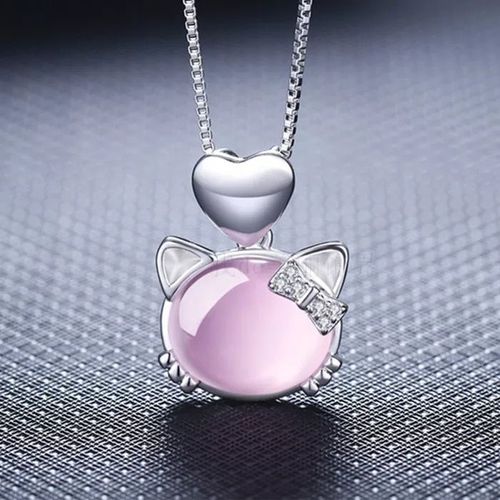Pendentif Étoile En Quartz Rose Naturel, 18x13mm, Pour Femmes, Chat Chat, Reine Du Maroc, Fermoir En Cristal, Bijoux Aaaaa