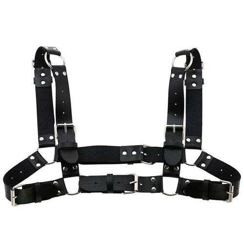 Collier Avec Harnais Rond Pour Femme, Chaîne En Cuir, Punk Rock, Ceinture, Club, Festival, Bijoux, Accessoires Gothiques