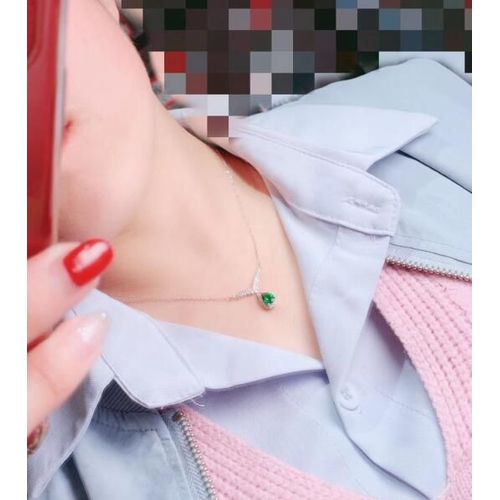Collier Pendentif En Argent Sterling 925 Incrusté De Pierres Précieuses, Topaze Naturelle, Grenat, Diopside, Pour Femmes