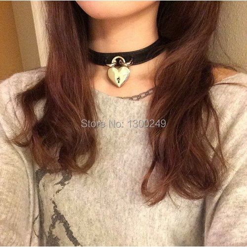 Collier Ras Du Cou En Cuir Véritable, 100% Fait À La Main, Punk, Ceinture, Couple, Livraison Gratuite