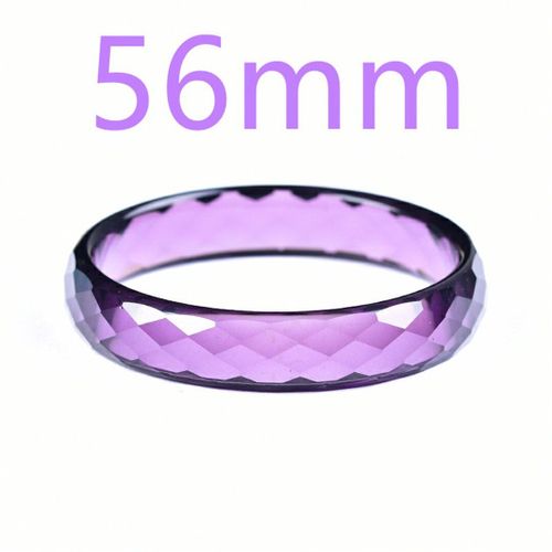Bracelet En Quartz Améthyste Violette Naturelle, Bijoux Pour Femmes Et Hommes, Cadeau D'amour, Perles En Cristal Aaaaa, Diamètre Intérieur 54 64mm