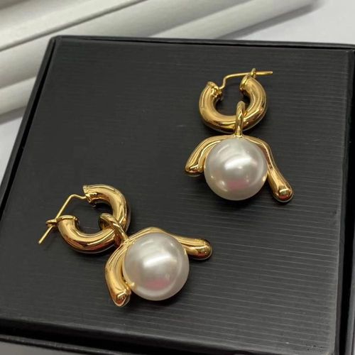 Boucles D'oreilles En Perles Pour Femme, Bijoux De Marque Tendance, Couleur Or Jaune, Geisha, Fête De Rêve, Chaîne De Haute Qualité, Perles Pour Étudiant