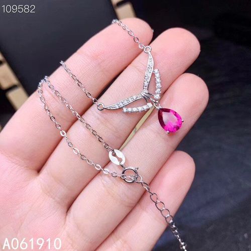 Bijoux Fins En Argent Sterling 925 Incrusté, Pendentif En Topaze Rose Naturelle, Supports De Détection Populaires Pour Femmes