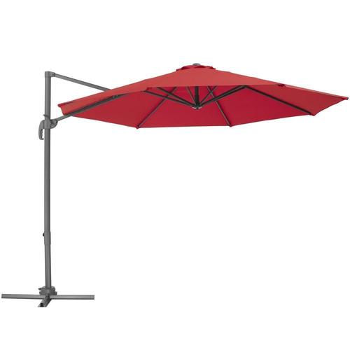 Parasol 300 Cm Rouge Meuble Jardin Bordeaux Helloshop26 2208124