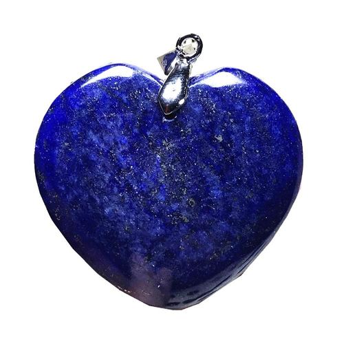 Pendentif En Lapis Lazuli Bleu Royal En Forme De C¿Ur Naturel Pour Femme Et Homme, Pierres De 32x10mm, Perles, Collier De Guérison, Bijoux Aaaaa