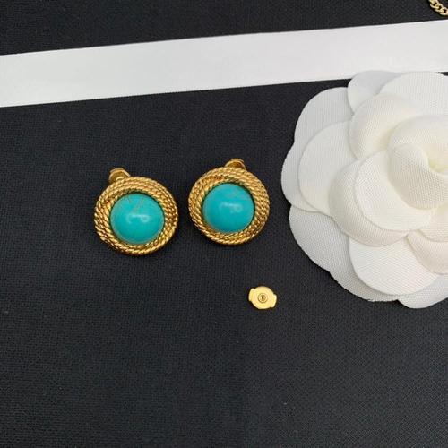 Boucles D'oreilles En Argent Sterling 925 Pour Femmes, Bijoux De Marque Célèbres, À La Mode, En Perle Turquoise, Design Vintage, Cadeaux Pour Filles