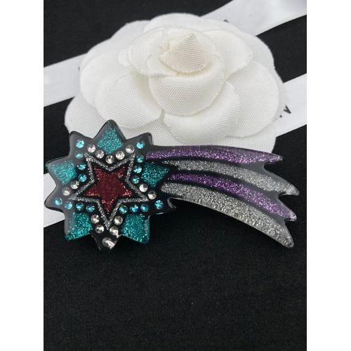 Broches De Bijoux De Luxe Pour Femmes, En Résine, Étoile Comet Design Europe, Timbres C, Vintage, Offre Spéciale, Nouvelle Tendance 2021