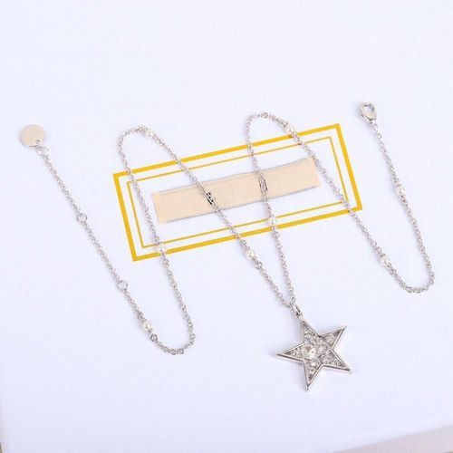 Bijoux En Argent Sterling 925 Pur Or Rose, Pendentif Étoile Lune, Mariage, Heureux, Collier En Argent, Tendance