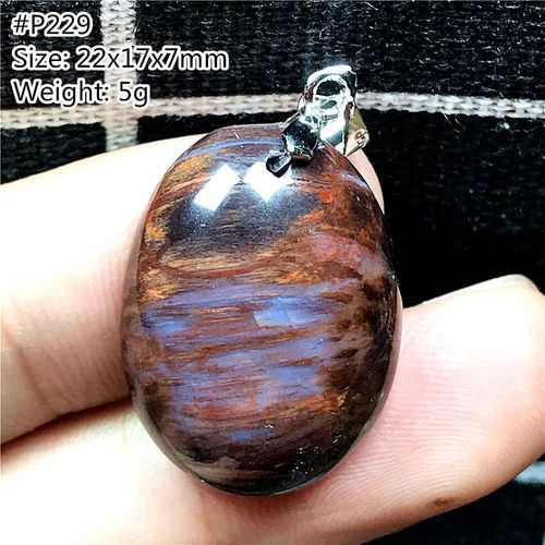 Pendentif Pietersite Jaune Naturel Pour Femme Et Homme, Collier En Pierre D'énergie De La Jamaïque, Perles Ovales, Bijoux Aaaaa
