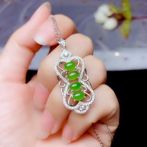 Collier En Jaspe Naturel Incrusté En Argent Sterling 925, Pendentif Femme, Accessoires D'inspection, Mode