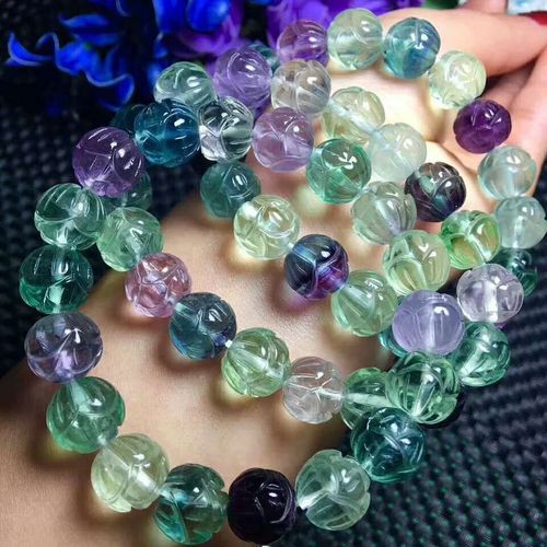 Bracelet En Quartz Fluorite Naturelle Et Colorée Pour Hommes, Perles Sculptées Claires, Riches, 10mm 12mm, Amour, Cadeau, Aaaaa