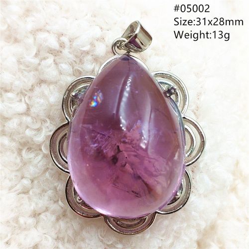 Collier En Quartz Ametrine Naturel Pour Hommes Et Femmes, Bijou De Haute Qualité, Quartz Violet, Jaune, Pendentif Rare, Mode, Cadeau Rare, Aaaaa