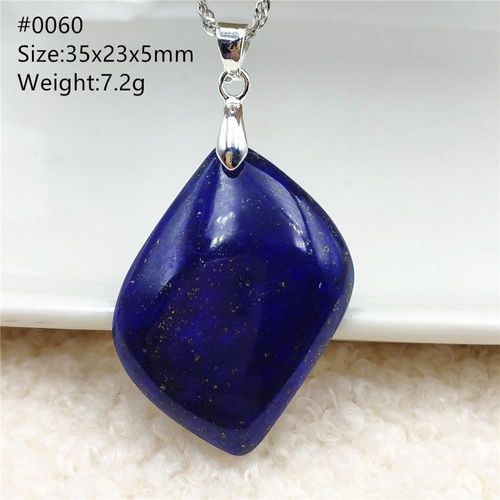 Collier En Lapis Lazuli Bleu Royal Pour Femmes, Pendentif En Pierres Précieuses Naturelles Authentiques, Goutte D'eau, Cadeau D'amour, Aaaaa