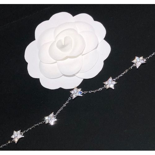 Bijoux En Argent Sterling 925 Pour Femmes, Bracelet Étoile En Gros Diamant, Mignon, Gelée, Tendance