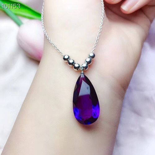 Collier En Argent Sterling 925 Avec Pendentif En Améthyste Citrine Incrusté Pour Femmes, Bijou De Boutique, Beau, Populaire