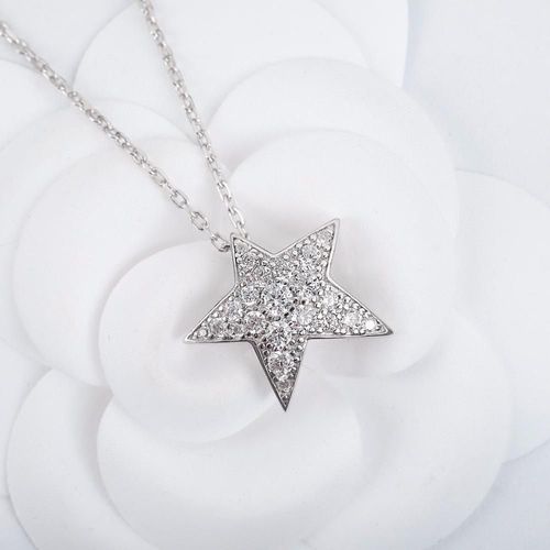 Bijoux En Argent Sterling 925 Pur, Or Rose, Pendentif Étoile Et Lune, Pour Mariage, Collier Heureux, Tendance