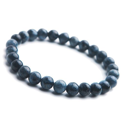 Bracelet Pietersite Bleu Naturel Véritable Pour Femmes Et Hommes, 7mm, Perles Rondes En Cristal De Guérison, ¿Il De Chat, Pierre Aaaaa
