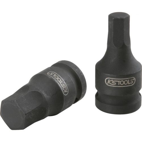 KS TOOLS Werkzeuge-Maschinen GmbH Douille Power Bit 3/8 pour vis à six pans creux, courte, 8 mm (515.1590)