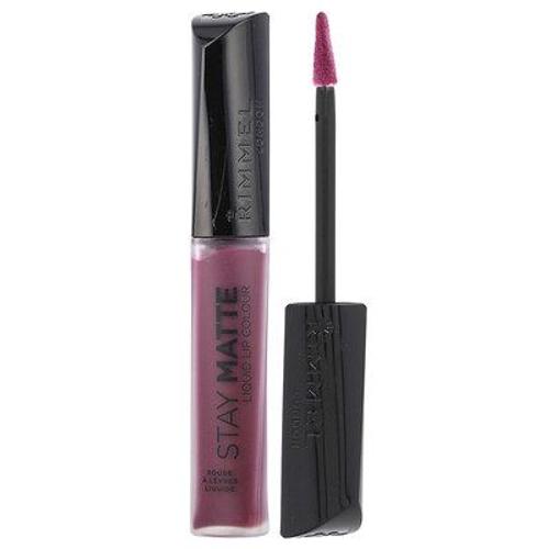 Rimmel London Stay Mate, Rouge À Lèvres Liquide, 800 Midnight, 6,5 Ml 