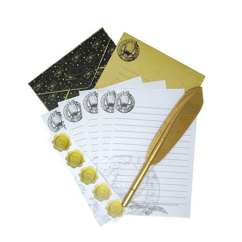 Set De Papier ? Lettres Poudlard Harry Potter Noir & Dor?