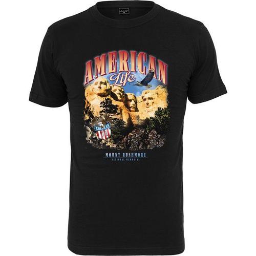 T-Shirt Mister Tee American Life Mount Roushmore