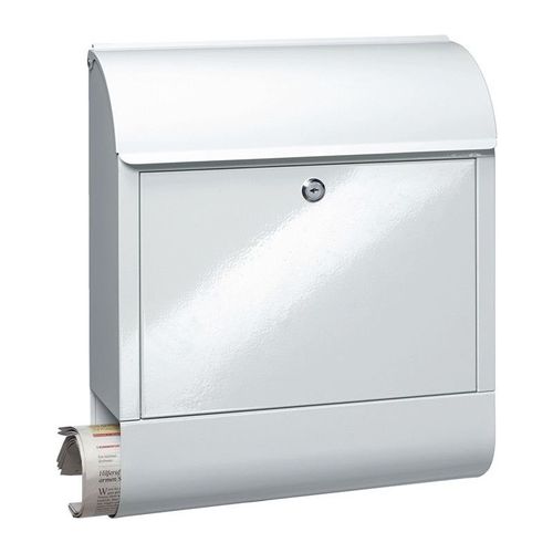 Boite aux lettres Scandic 825 W H.460mm B.380mm T.125mm Acier blanc DIN C4