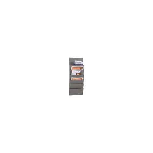 Trieur mural Planboard H900xB250xTmm A4 gris EICHNER