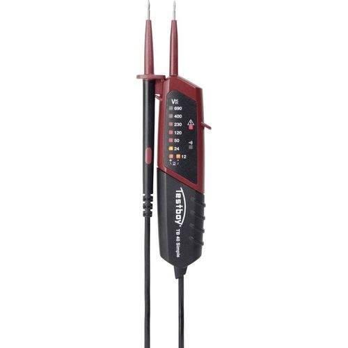 Testeur de tension / continuit? 40 Simple 12-690 V AC / DC CAT IV 300 V / CAT III 600 V TESTBOY