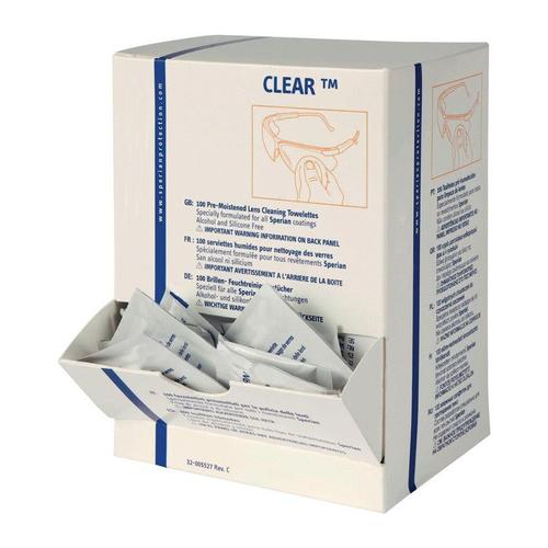 Chiffon de nettoyage Clear sans alcool/sans silicone 100 serviettes 100 feuilles HONEYWELL