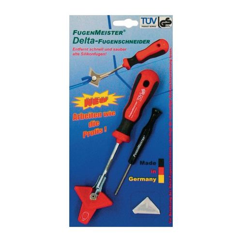 Coupe-joints Fugenmeister Delta 1 découpeur, 1 grattoir, 1 lame rechange