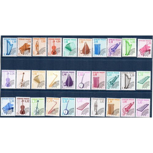 France Lot De Timbres Préoblitérés 240 A 262 "Fleurs". Neuf.