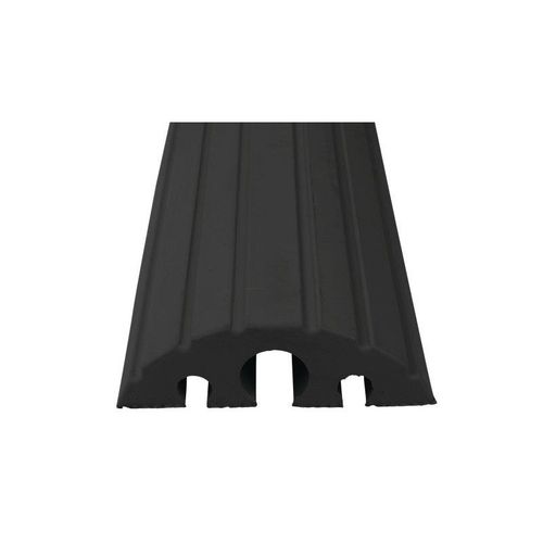 Protège câbles et tuyaux L1200xl210xH65 mm caoutchouc plein noir