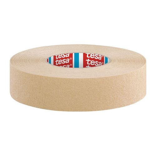 Ruban crêpé tesakrepp® 4319 fortement crêpé marron clair longueur 50 m largeur 3 (Par 8)