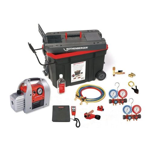 Set complet de froid/climatisation ROCADDY 120 R32 ANALOGIQUE jusqu'à 1 3/8 po. 6-35 mm 230/50 V/Hz ROTHENBERGER