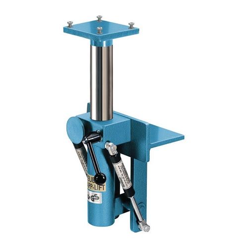 Élévateur escamotable à hauteur réglable pour largeur de mâchoire 120 mm rabattable rotatif à 360 degr. HEUER